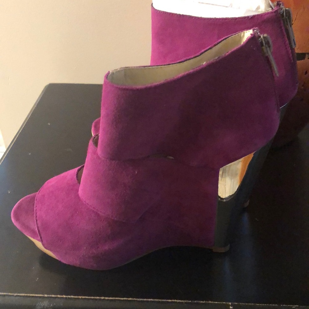 Suede Booties - Picture 2 of 6